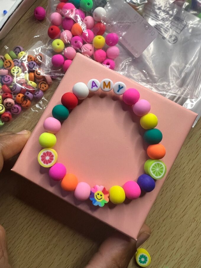 Colourful rainbow silicone bracelets - Image 6